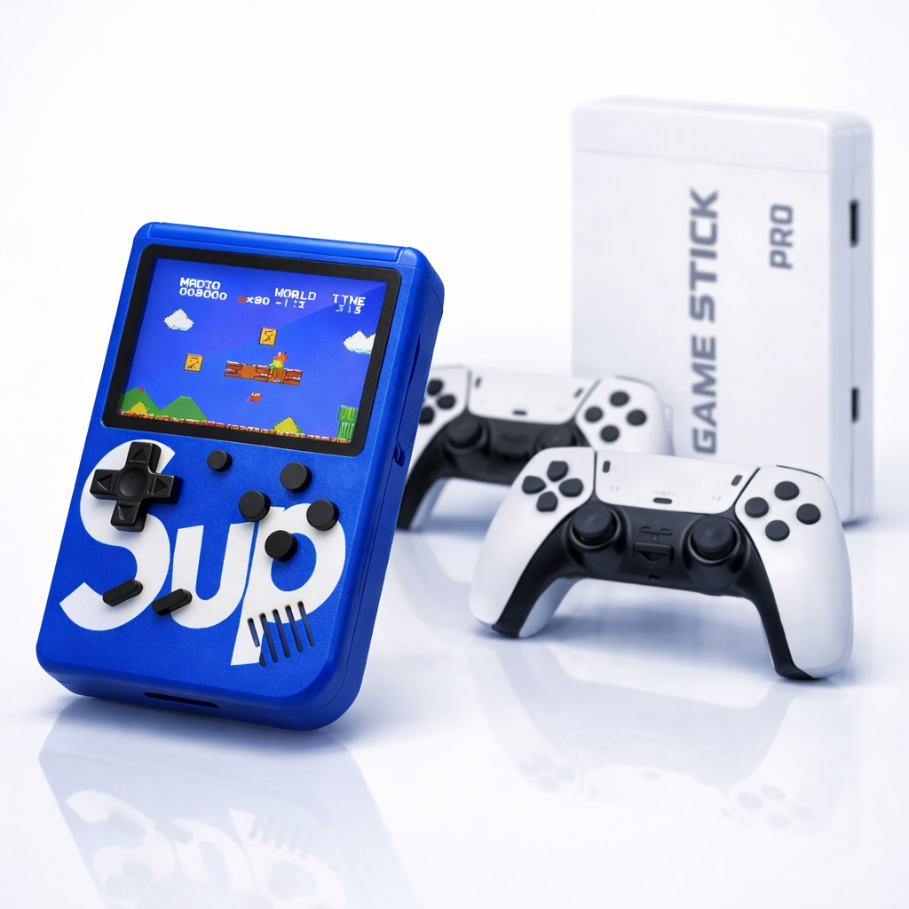 Mini consola 400 juegos + consola 20 mil juegos 4K 